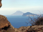 Lipari - Blick auf Stromboli